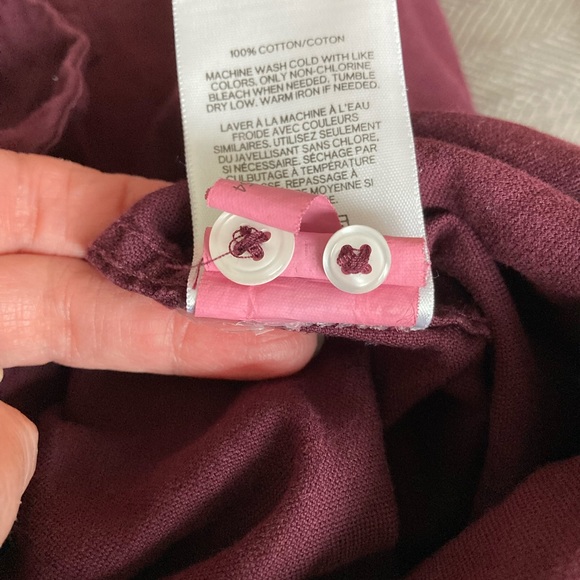 Express Men’s maroon button down - Picture 5 of 6